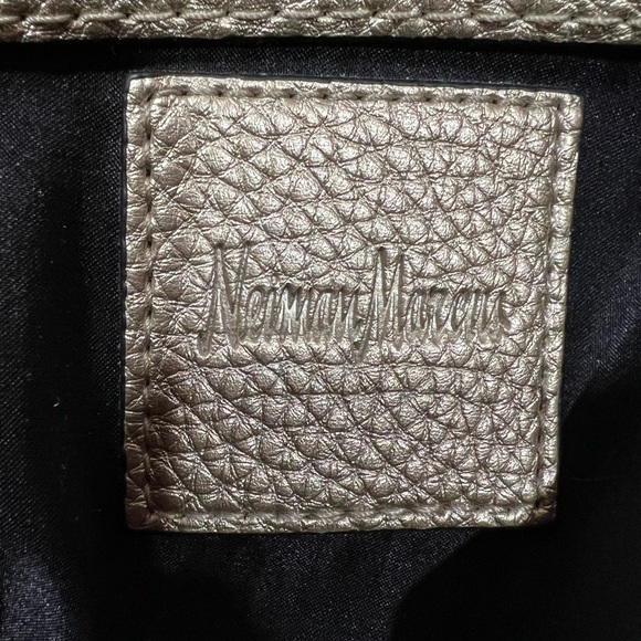 Neiman Marcus gold snake print tote bag - Picture 2 of 9